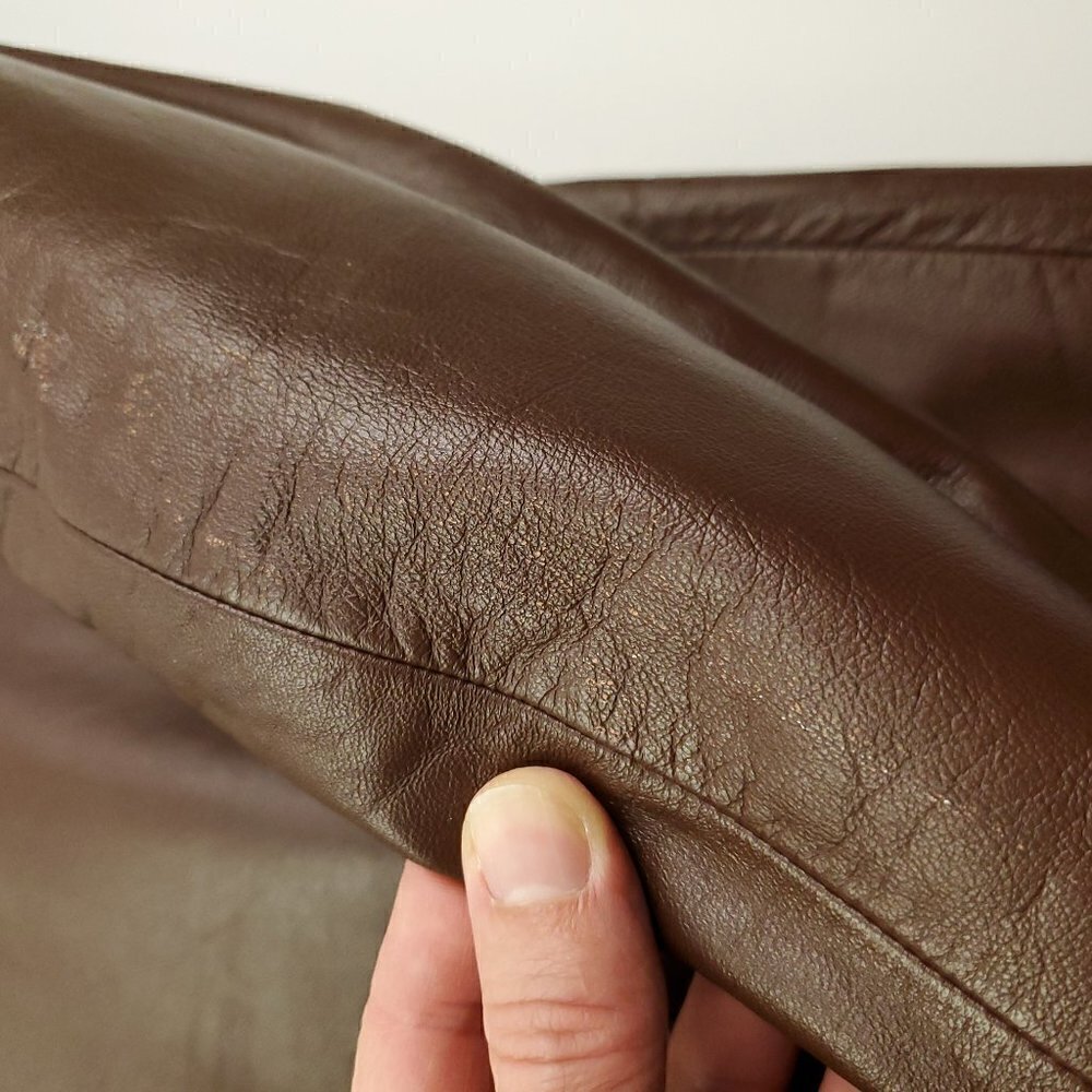 Echtes Leder Futter Leather Jacket Vintage 1970s Germany Women 38 EU (Small US) - Picture 11 of 15